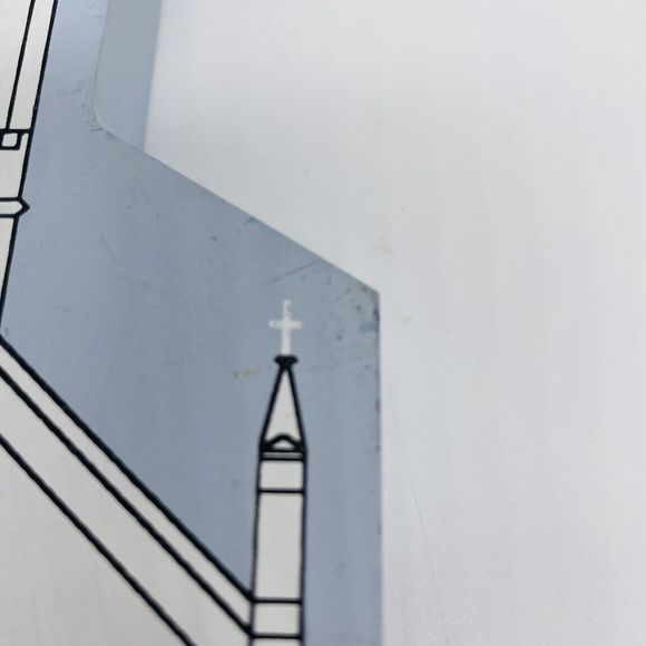 Rare Vintage The Cats Meow Church of Ste. Anne de Michilimackinac 1993 Signed - Picture 6 of 10